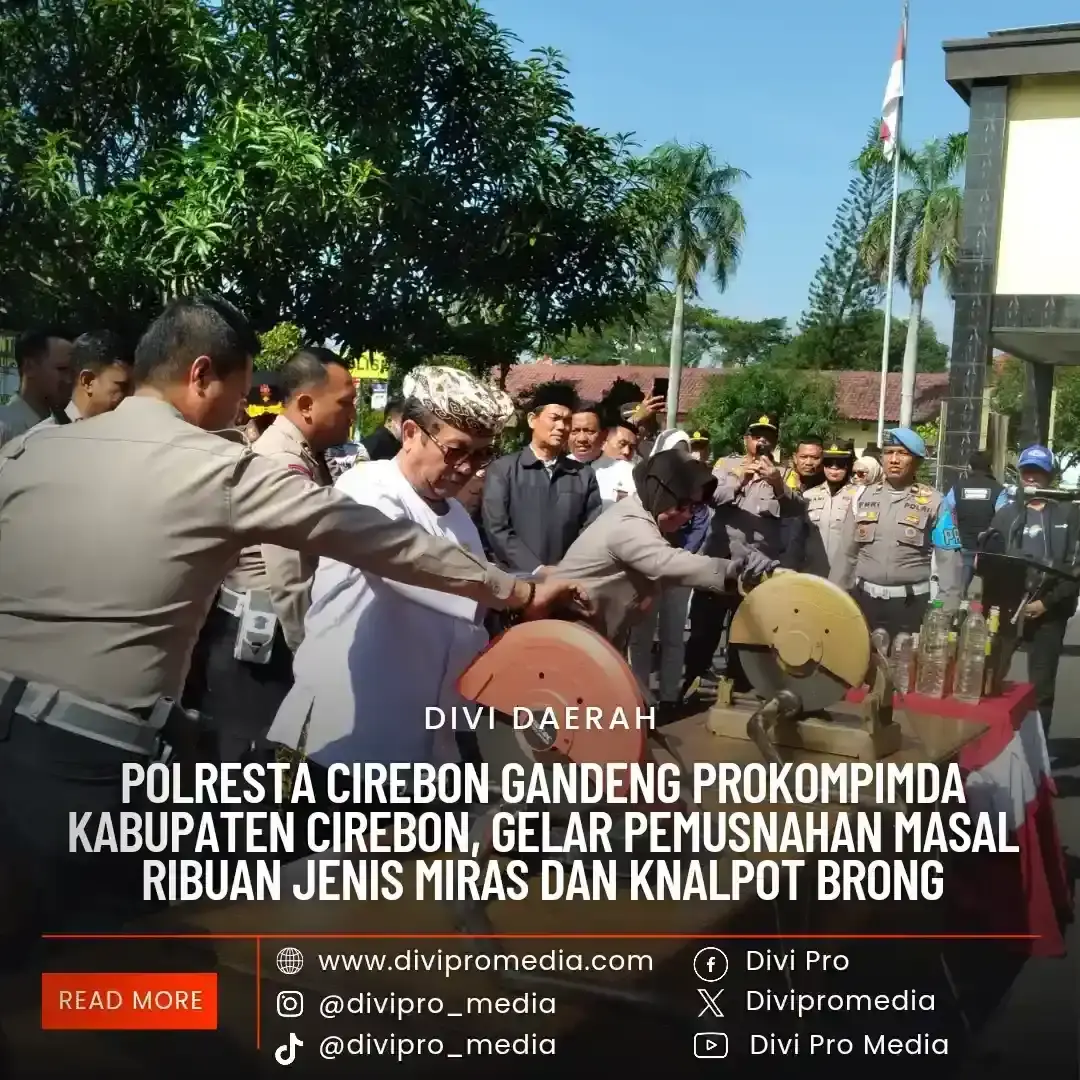 Pemusnahan Masal Ribuan Jenis Miras