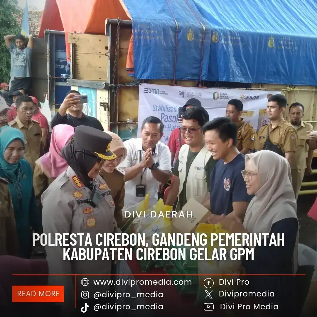 Polresta Cirebon, Gandeng Pemkab Cirebon Gelar GPM. DM1/divipromedia.com