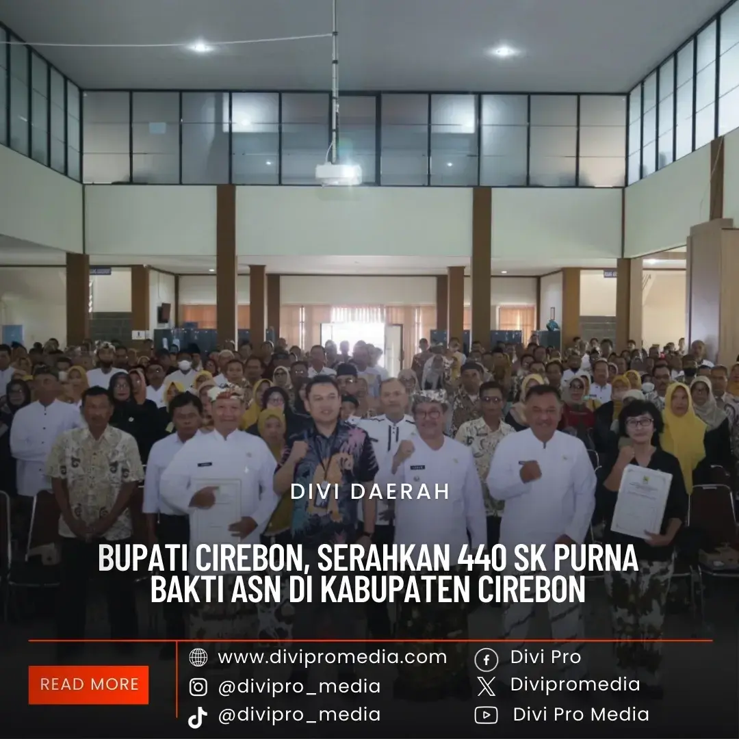 Bupati Cirebon Serahkan 440 SK
