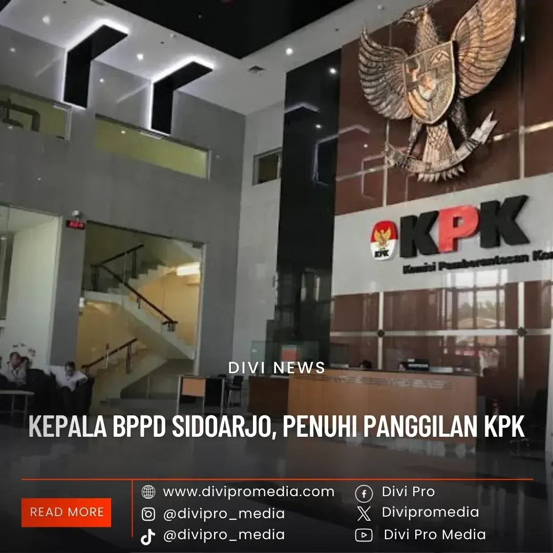 Kepala BPPD Sidoarjo Penuhi Panggilan KPK