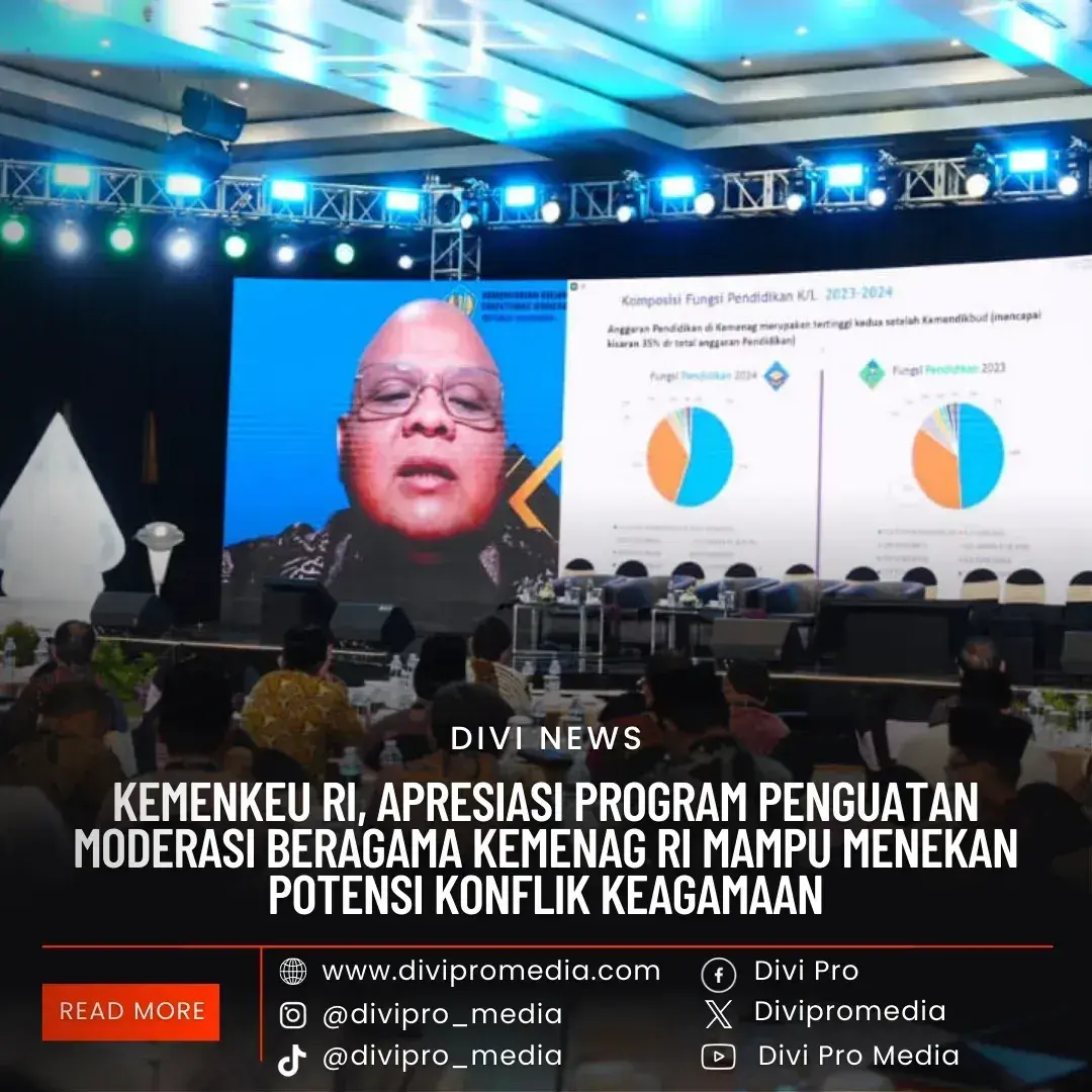 Kemnekeu ApresiasiProgram Penguatan Moderasi Beragama. DM1/divipromedia.com