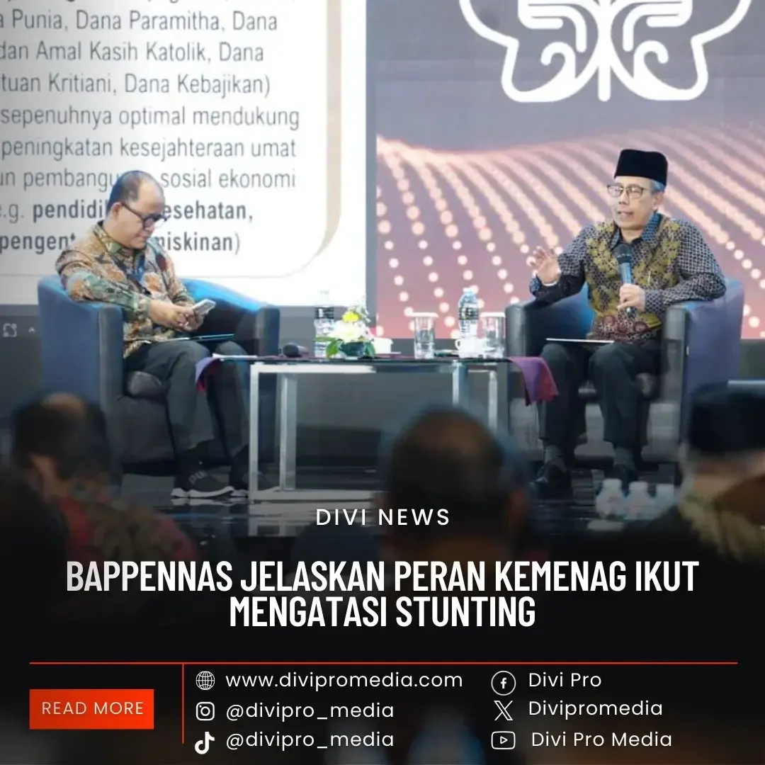 Bappennas Jelaskan Peran Kemenag Ikut Mengatasi Stunting. DM1/divipromedia.com