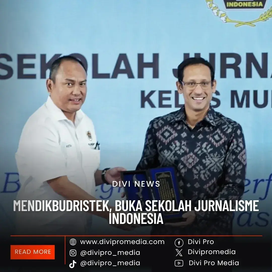 Mendikbudristek, Buka Sekolah Jurnalisme Indonesia. DM1/divipromedia.com