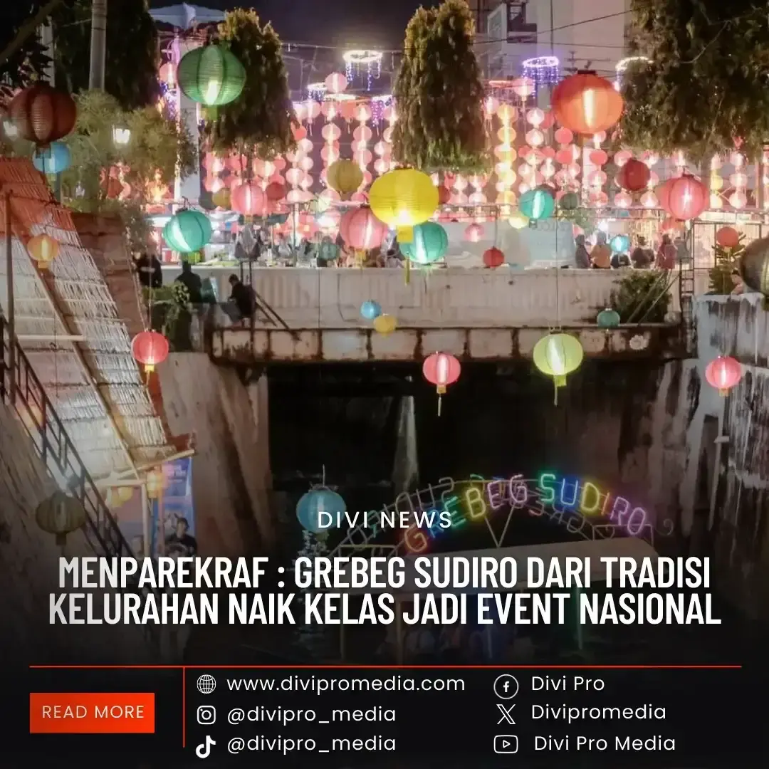 Menparekraf Grebeg Tradisi Kelurahan Sudiro