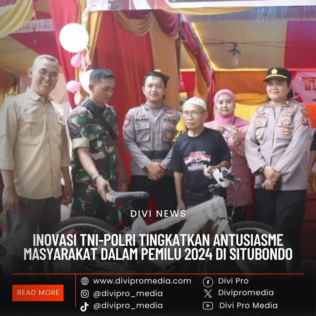 Tingkatkan Antusiasme Masyarakat Inovasi TNI-Polri Memberikan Doorprize dalam Pemilu 2024