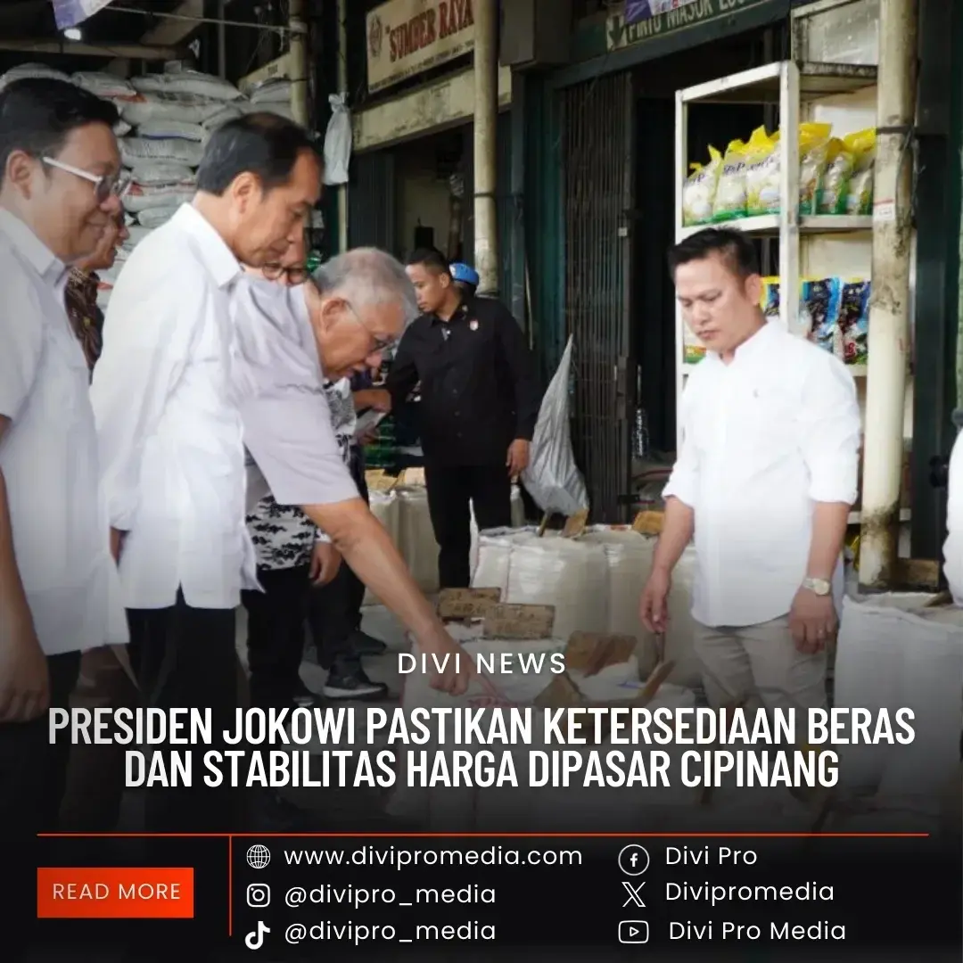 Presiden Jokowi Pastikan Ketersediaan Beras Presiden Jokowi Pastikan Ketersediaan Beras