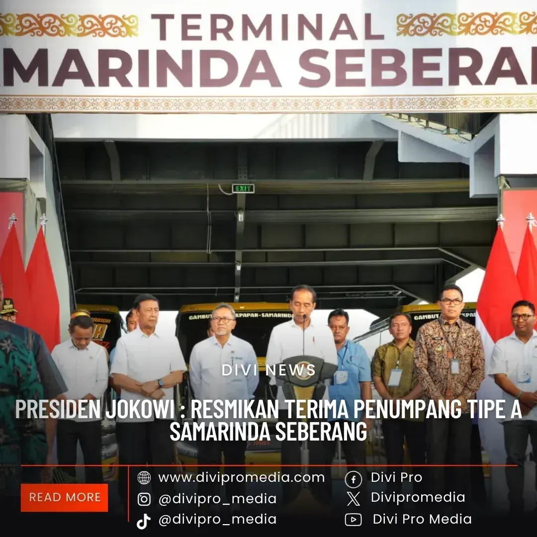 Presiden Jokowi Resmikan Terminal Penumpang Tipe A Samarinda