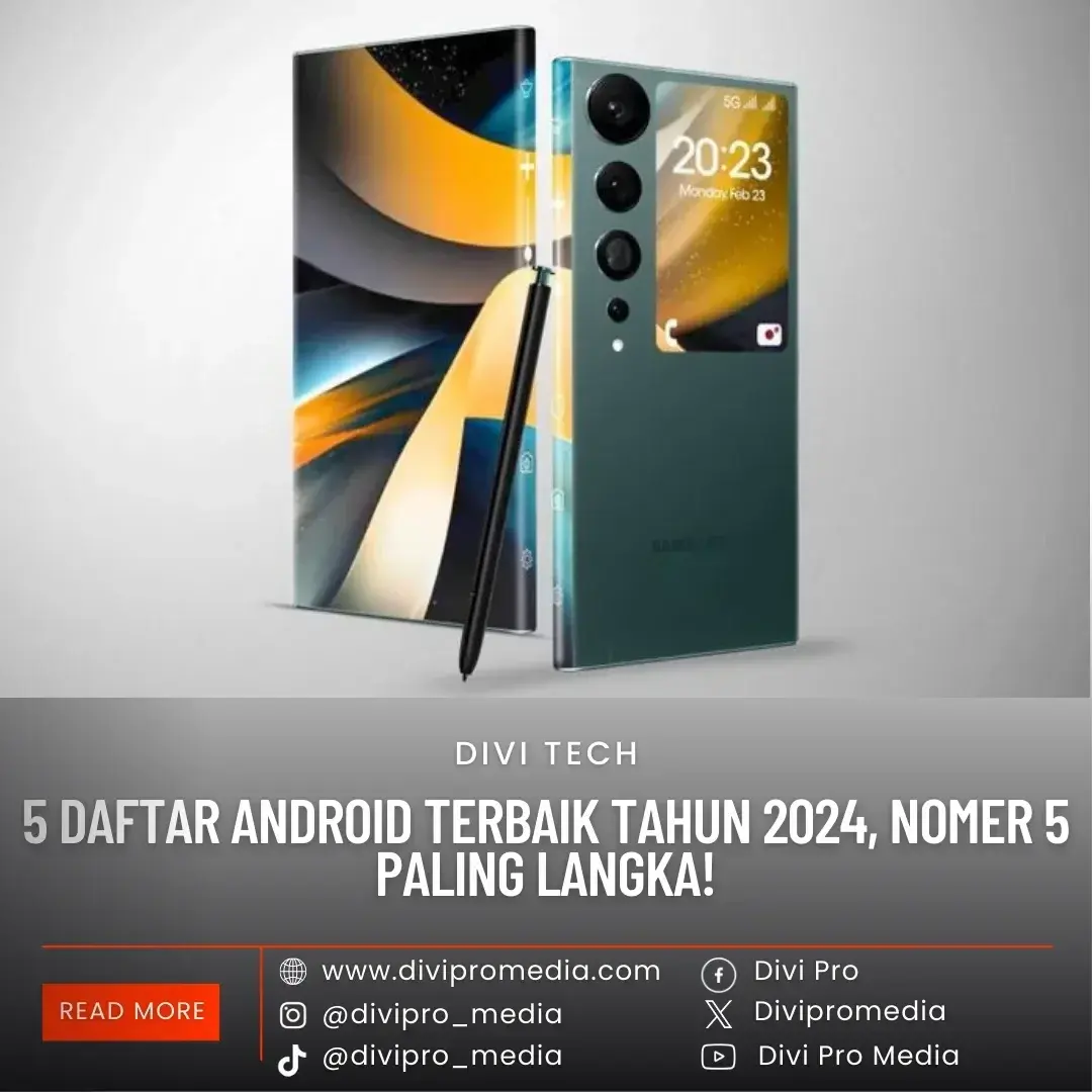 5 Daftar Android Terbaik Tahun 2024