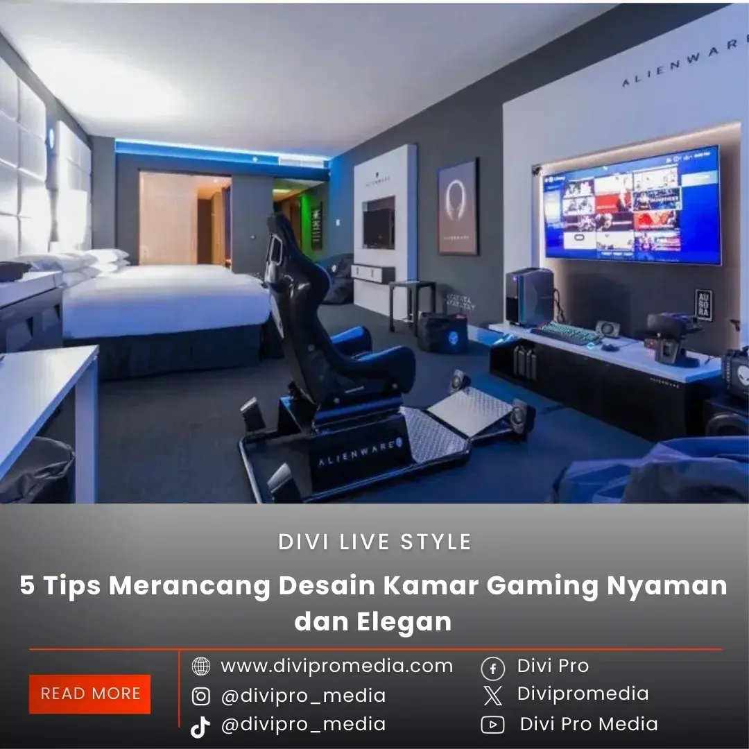 Ternyata ini, beberapa tips dalam merancang desain kamar gaming. Foto: Pinterest.com/divipromedia.com