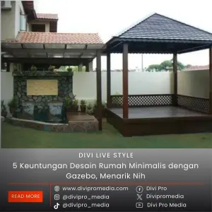 Ternyata ini, beberapa keuntungan dalam mendesain rumah minimalis dengan gazebo. Foto: Pinterest.com/divipromedia.com