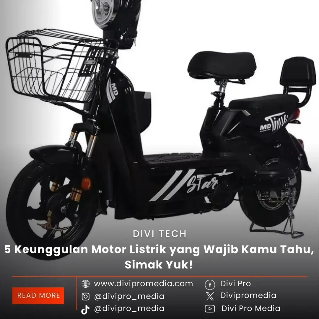 Ternyata ini, beberapa keunggulan motor listrik. Foto: Pinterest.com/divipromedia.com Ternyata ini, beberapa keunggulan motor listrik. Foto: Pinterest.com/divipromedia.com