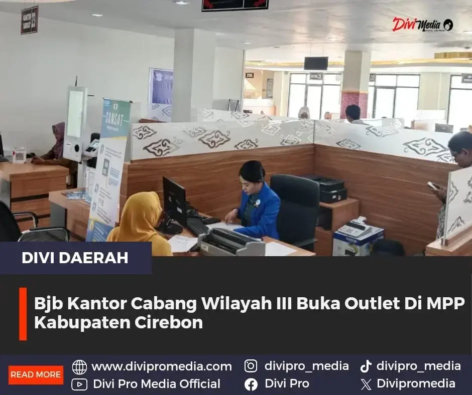 Bjb Kantor Cabang Wilayah III Buka Outlet Di MPP Kabupaten Cirebon