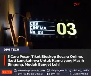 Mudah banget loh ternyata cara pesan tiket bioskop secara online. Foto: Pinterest.com/divipromedia.com