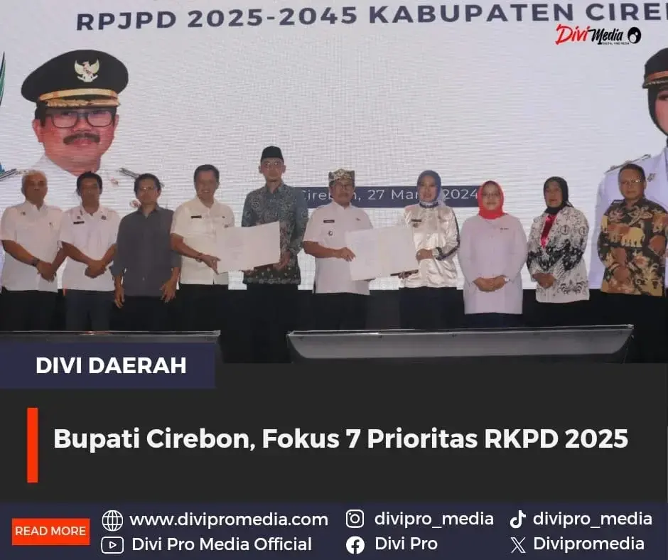 Bupati Cirebon, Fokus 7 Prioritas RKPD 2025 Bupati Cirebon, Fokus 7 Prioritas RKPD 2025