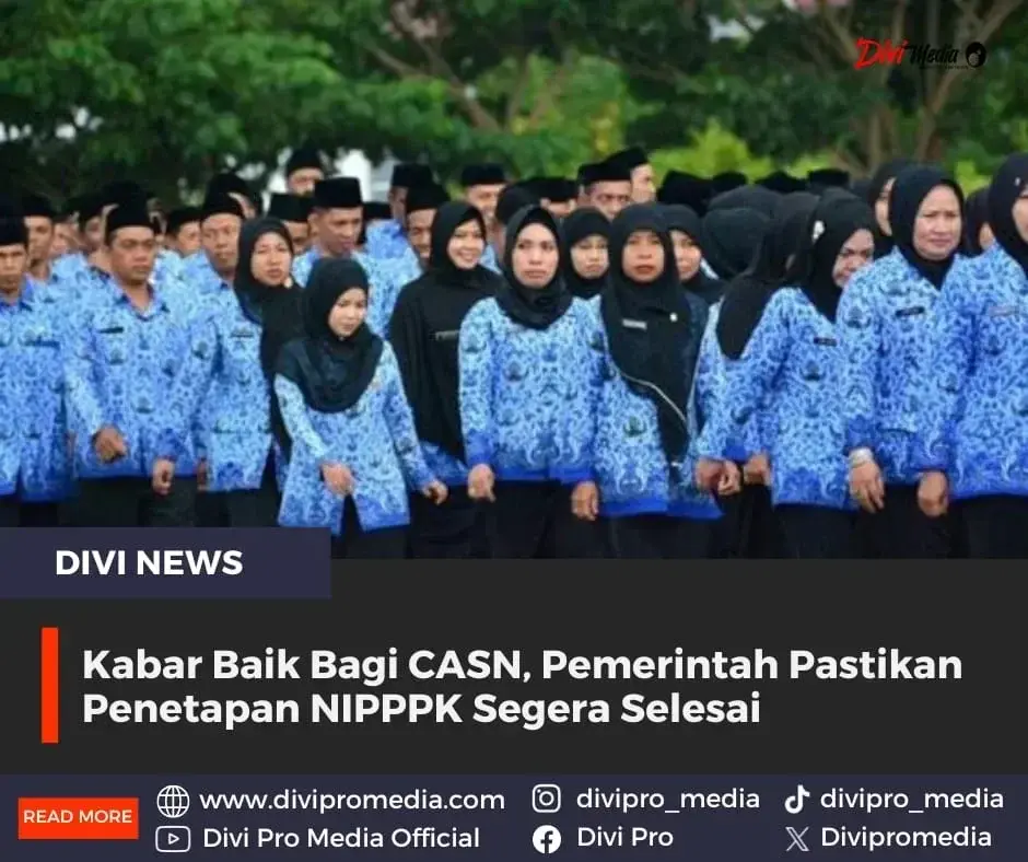 Kabar Baik Bagi CASN, Pemerintah Pastikan Penetapan NIPPPK Segera Selesai