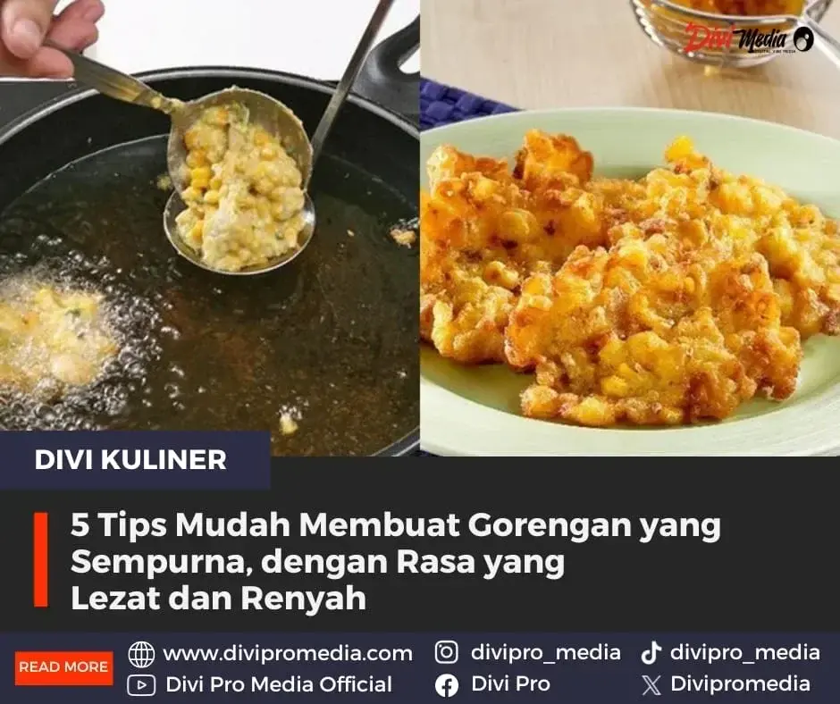 Membuat gorengan yang sempurna