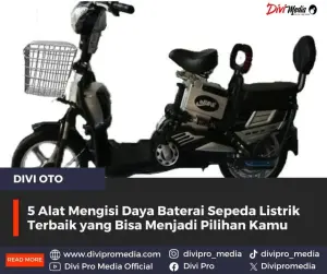 Ternyata ini, beberapa rekomendasi Mengisi daya baterai sepeda listrik. Foto: Pinterest.com/divipromedia.com