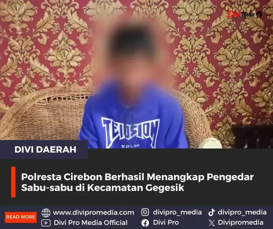 Polresta Cirebon Berhasil Menangkap Pengedar Sabu-sabu di Kecamatan Gegesik