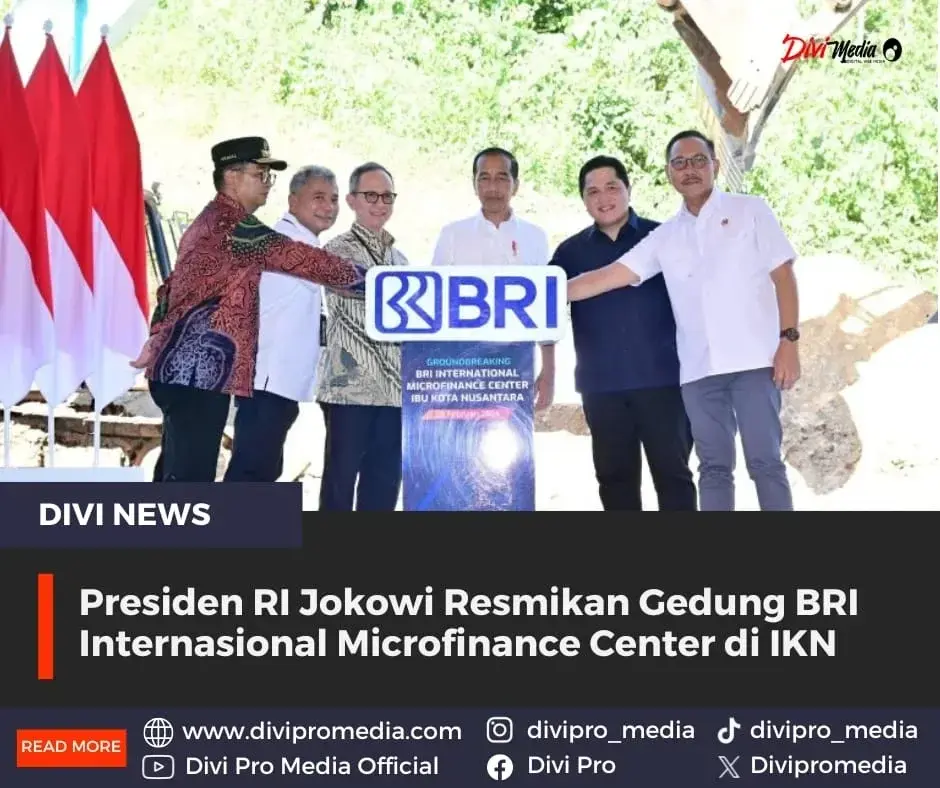 Presiden RI Jokowi Resmikan Gedung BRI Internasional Microfinance Center Di IKN
