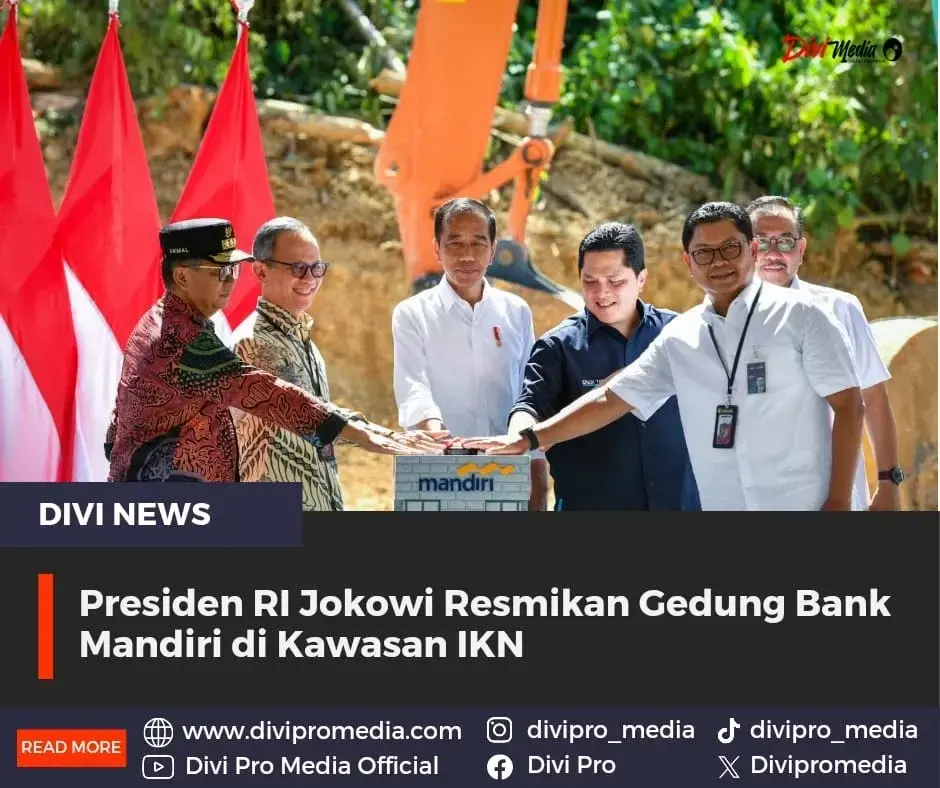Presiden RI Jokowi Resmikan Gedung Bank Mandiri di Kawasan IKN