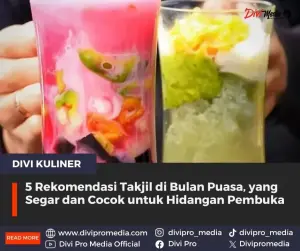 Rekomendasi takjil di bulan puasa