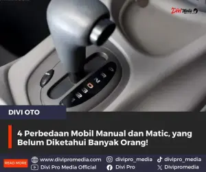 Ternyata ini lho, beberapa Perbedaan mobil manual dan matic. Foto: Pinterest.com/divipromedia.com