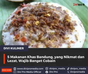 Ternyata ini, beberapa makanan khas bandung yang autentik. Foto: Pinterest.com/divipromedia.com