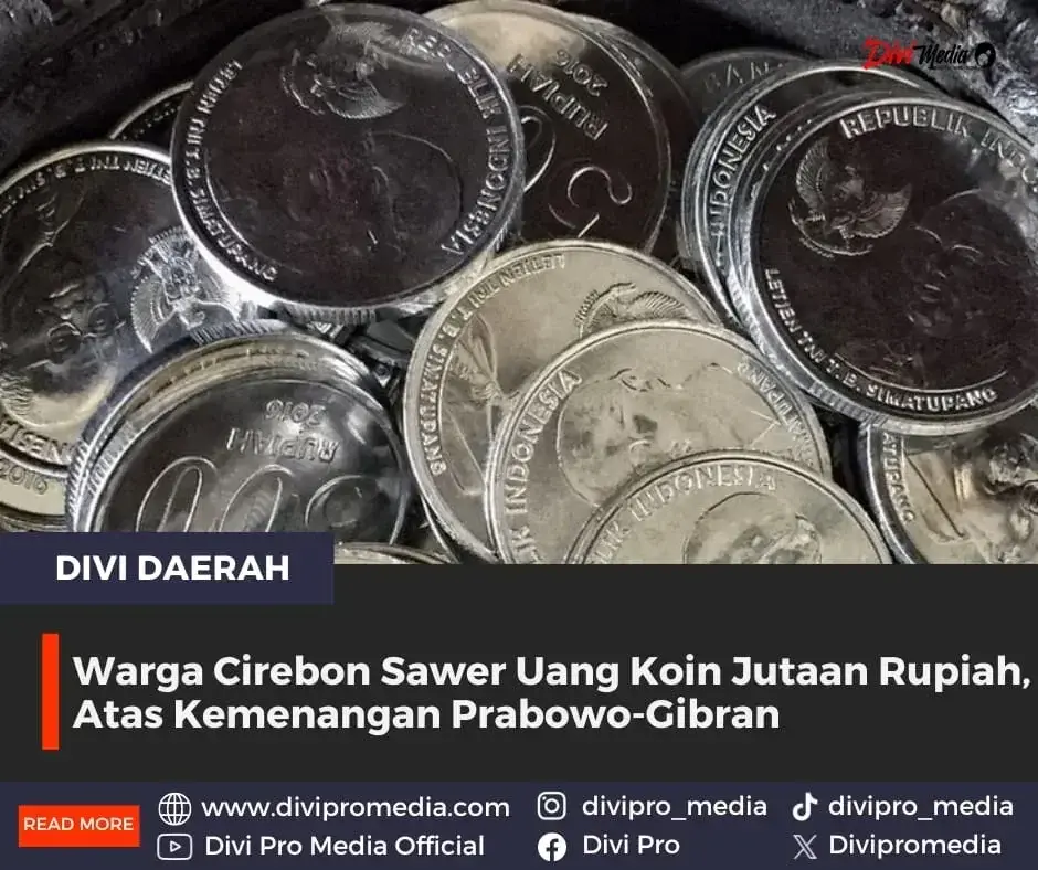 Warga Cirebon Sawer Uang Koin Jutaan Rupiah, Atas Kemenangan Prabowo-Gibran Warga Cirebon Sawer Uang Koin Jutaan Rupiah, Atas Kemenangan Prabowo-Gibran