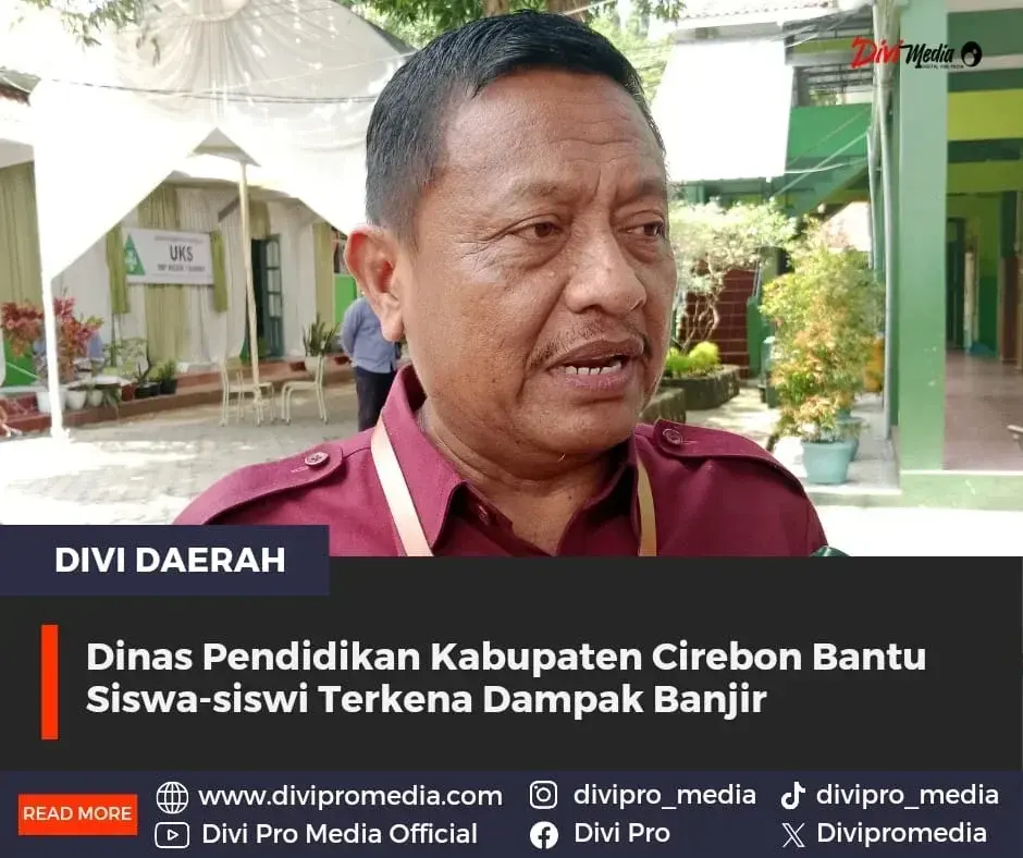 Siswa-siswi Terkena Dampak Banjir di Kabupaten Cirebon
