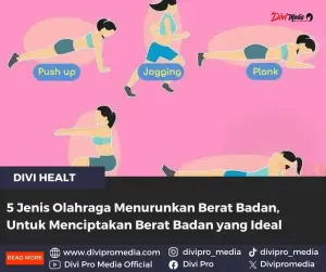 Ternyata ini, beberapa olahraga menurunkan berat badan yang bisa menjadi inspirasi untuk kamu coba. Foto: Pinterst.com/divipromedia.com