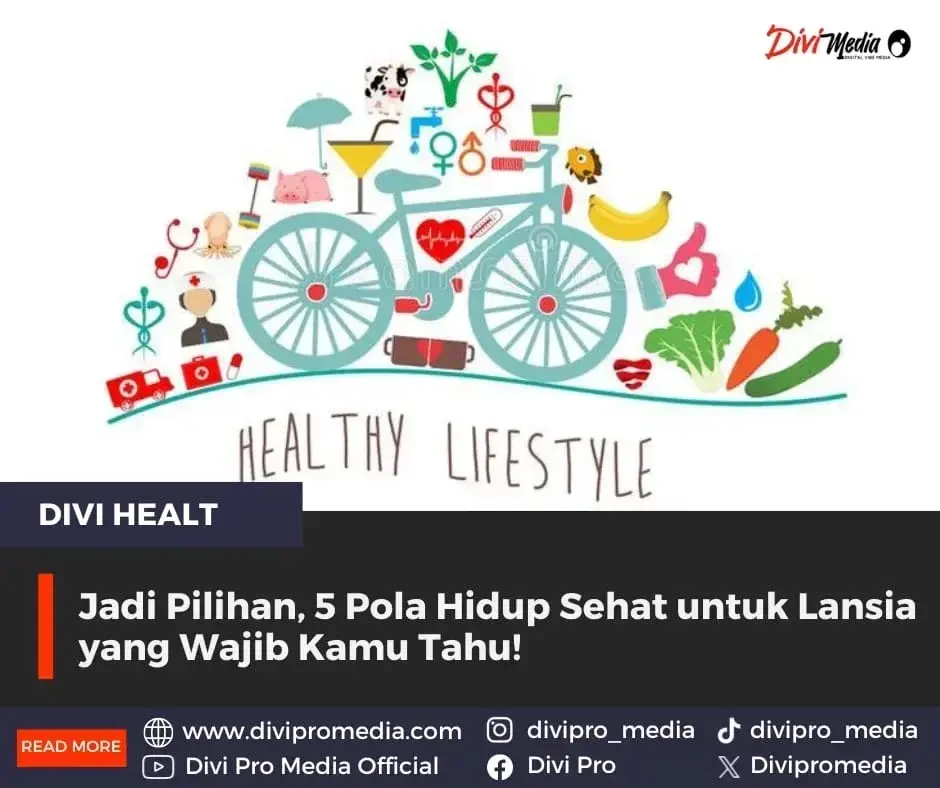 5 Pola hidup sehat untuk lansia