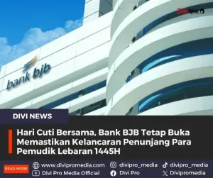 Hari Cuti Bersama, Bank BJB Tetap Buka Memastikan Kelancaran Penunjang Para Pemudik Lebaran 1445H