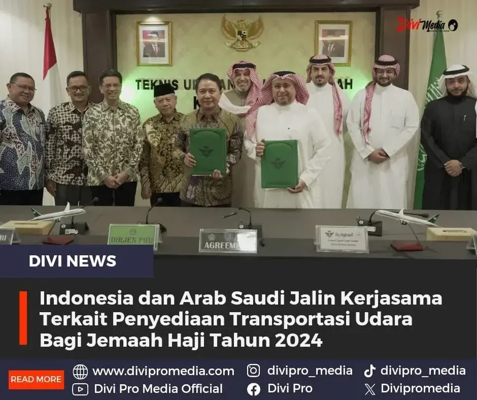 Indonesia dan Arab Saudi Jalin Kerjasama Terkait Penyediaan Transportasi Udara Bagi Jemaah Haji Tahun 2024