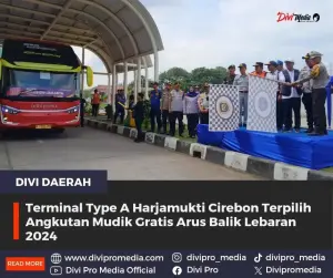 Terminal Type A Harjamukti Cirebon Terpilih Angkutan Mudik Gratis Arus Balik Lebaran 2024