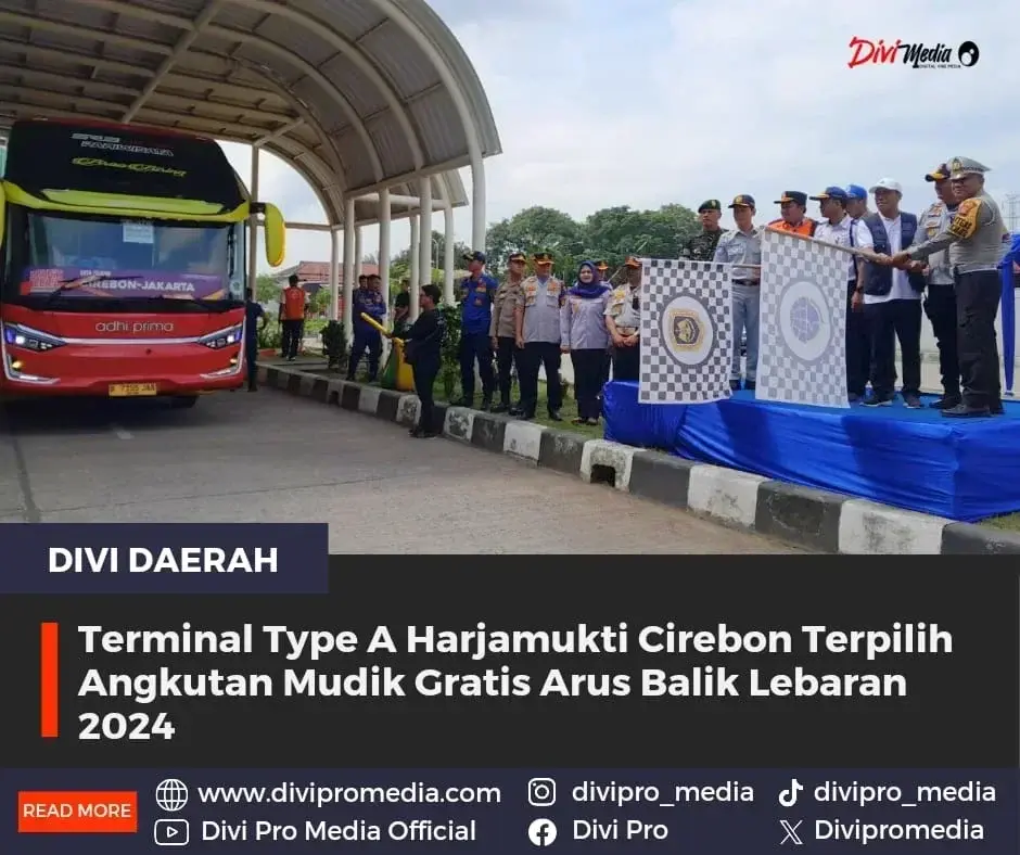 Terminal Type A Harjamukti Cirebon Terpilih Angkutan Mudik Gratis Arus Balik Lebaran 2024