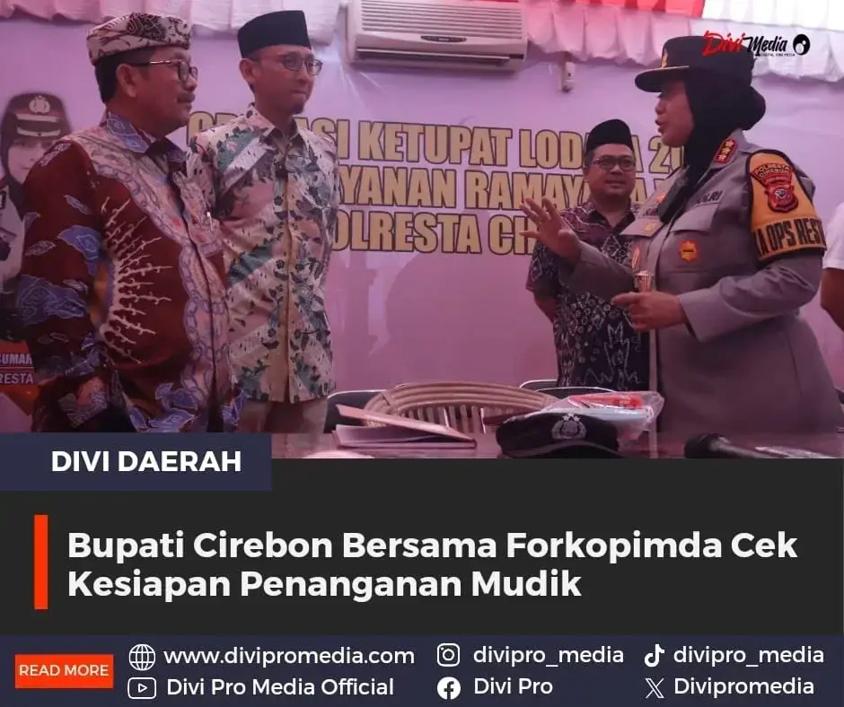 Bupati Cirebon Cek Kesiapan Penanganan Mudik 2024 Bupati Cirebon Cek Kesiapan Penanganan Mudik 2024