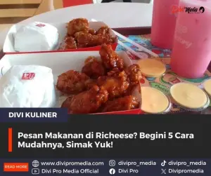 Pesan makanan di Richeese