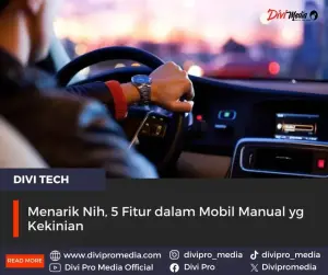 Menarik Nih, 5 Fitur dalam Mobil Manual yg Kekinian