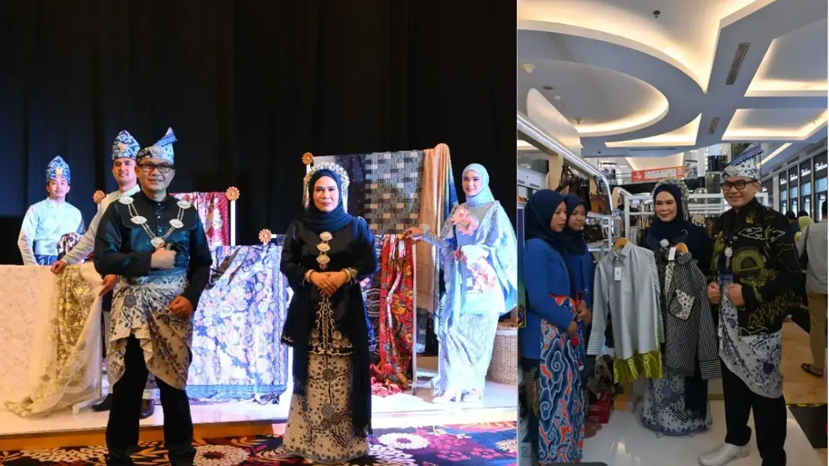Batik Motif Mega Mendung dan Pangkoan, Tampil Elegan di Peragaan Wastra dan Produk Unggulan Jawa Barat 2024 Batik Motif Mega Mendung dan Pangkoan, Tampil Elegan di Peragaan Wastra dan Produk Unggulan Jawa Barat 2024