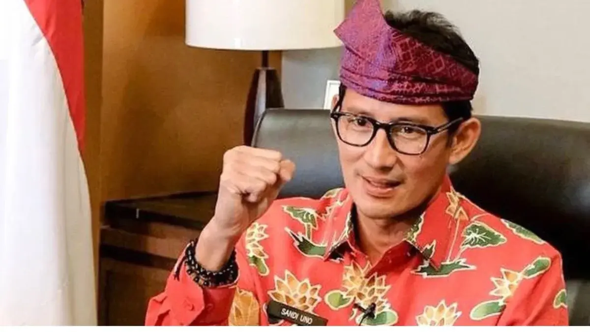 Menteri Pariwisata dan Ekonomi Kreatif (Menparekraf) Sandiaga Salahuddin Uno