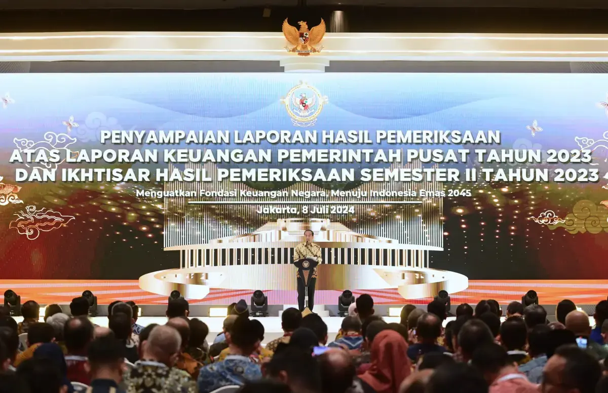 PJ Bupati Cirebon Hadiri Penyerahan LHP Atas LKPP Tahun 2023 (dok.DM1 divipromedia.com)