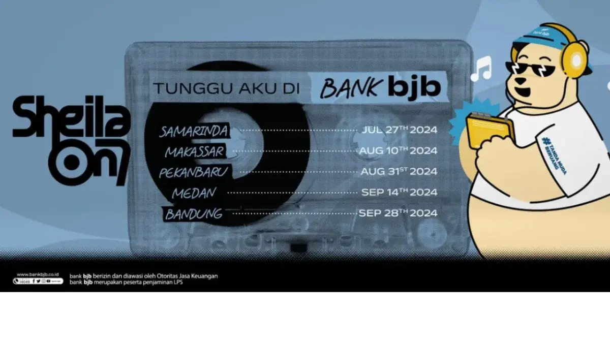 Bank BJB bersama Sheila On 7 Siap Menggelar Konser di 4 Kota Indonesia. (dok.Humas Bank BjB)/Divipromedia.com
