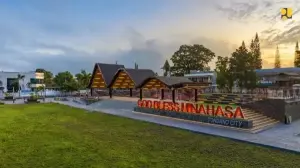 Penataan kawasan pariwisata Tondano Kabupaten Minahasa-Sulawesi Utara di lakukan Oleh Kementerian PUTR. (dok.Humas Kementerian PUPR)