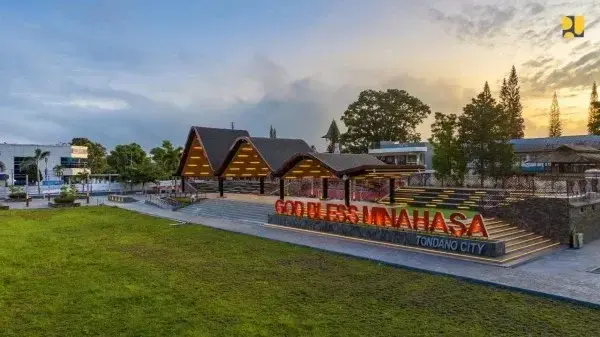 Penataan kawasan pariwisata Tondano Kabupaten Minahasa-Sulawesi Utara di lakukan Oleh Kementerian PUTR. (dok.Humas Kementerian PUPR)