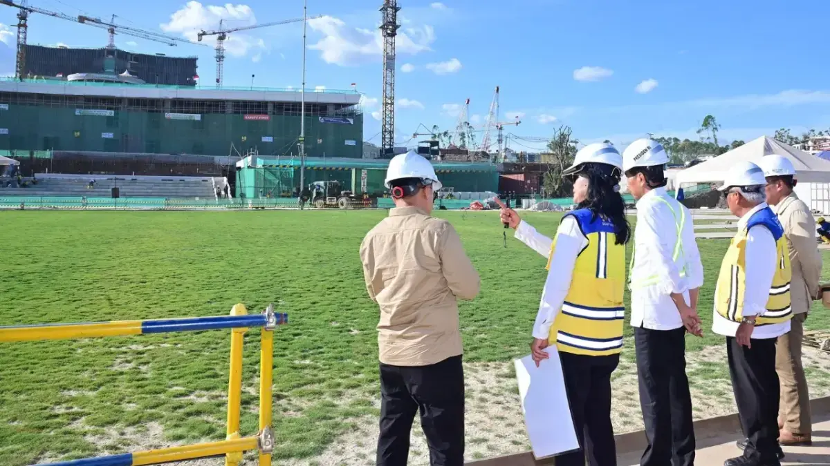 Kementerian Keuangan Siapkan Rp87 Miliar untuk Upacara HUT ke-79 RI di IKN. (dok.Lapangan Upacara IKN) Kementerian Keuangan Siapkan Rp87 Miliar untuk Upacara HUT ke-79 RI di IKN. (dok.Lapangan Upacara IKN)