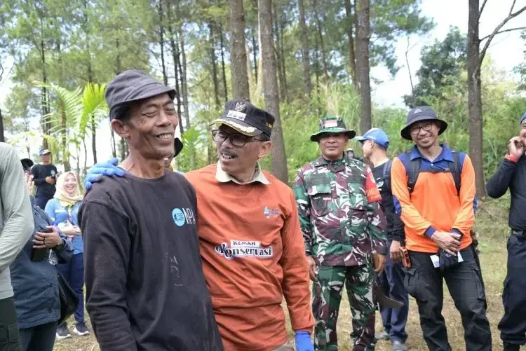 Pemkab Kuningan Antisipasi Kebakaran Hutan di Taman Nasional Gunung Ciremai. (dok.humas Pemkab Kuningan)/Divipromedia.com
