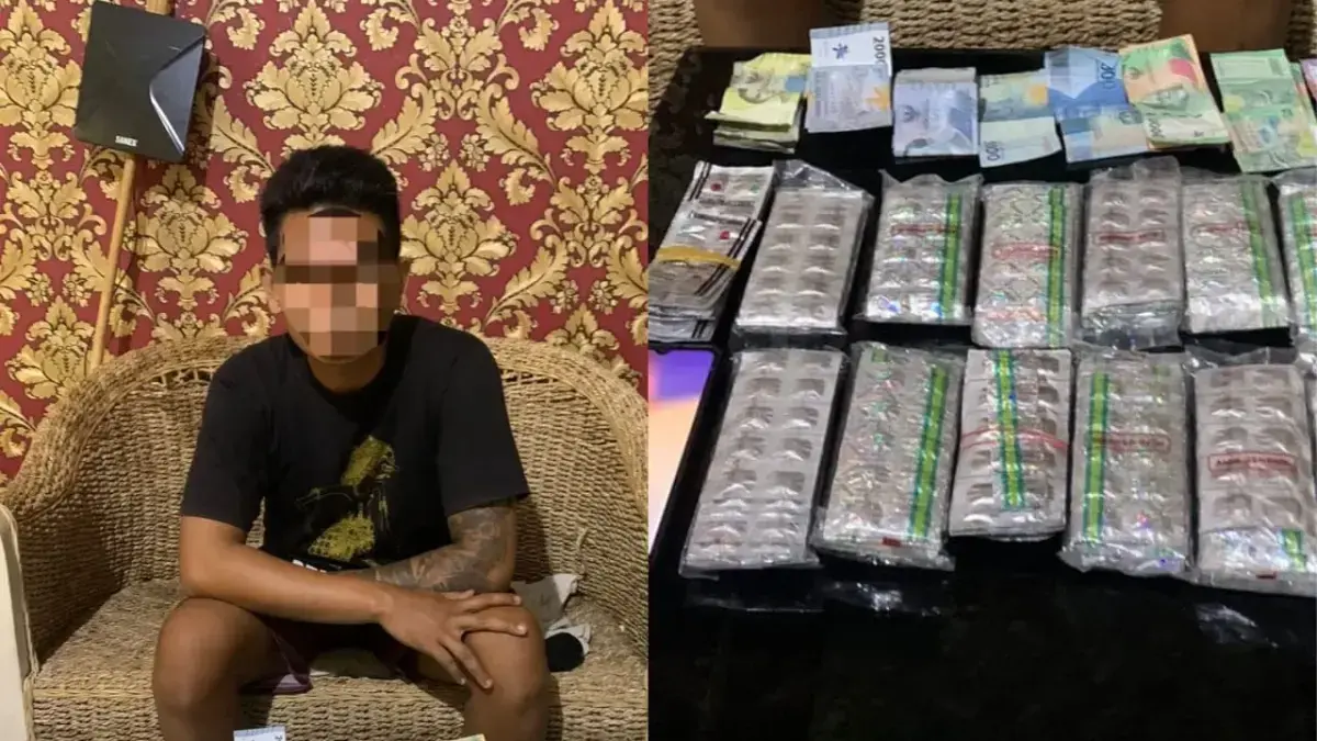 Polresta Cirebon Amankan Pengedar dan 1381 butir OKT. (dok.Way)