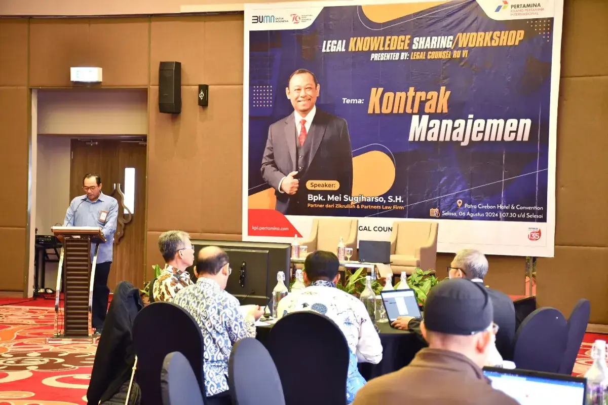 Cegah Konflik dengan Kontraktor, Pertamina RU VI Gelar Workshop Hukum/Divipromedia.com
