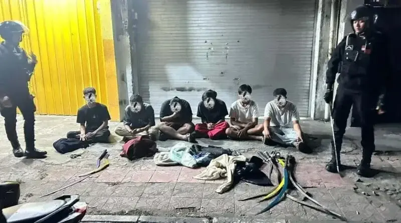 Polres Cirebon Kota, Gagalkan tawuran konten Belasan Remaja Dengan Senjata Tajam Berhasil di Amankan. (dok.Humas Polres Cirebon Kota)