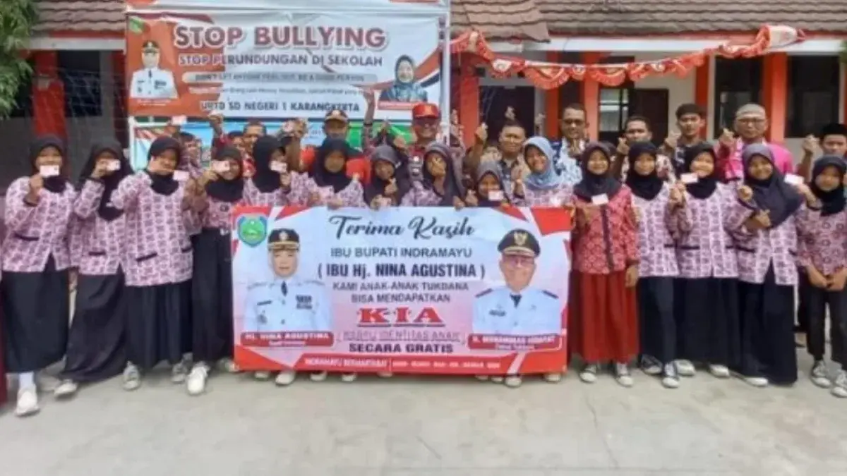 Bupati Indramayu, Sosialisasi Stop Bullying dan Pembagian KIA untuk Cegah Kasus Perundungan/Divipromedia.com